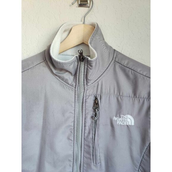 The North Face Full Zip up Beige Neutral Fleece Jacket Size Large - Picture 4 of 13